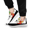 Joker Card Scary Print White Athletic Shoes-grizzshop