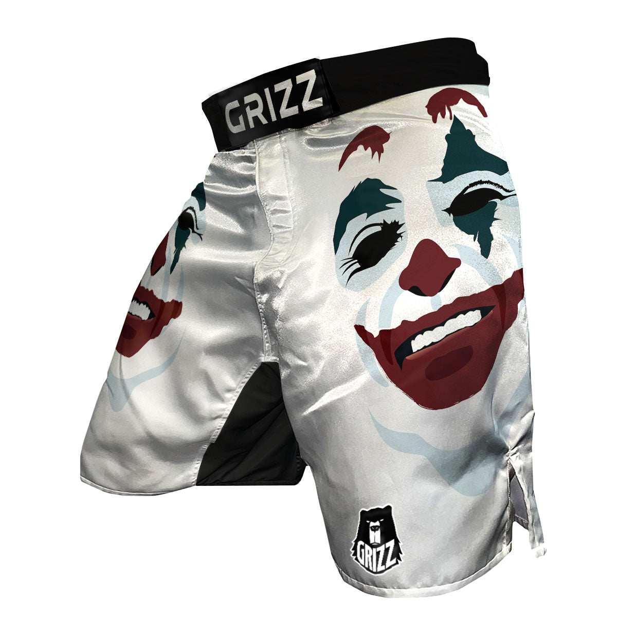 Joker Face Print MMA Shorts-grizzshop