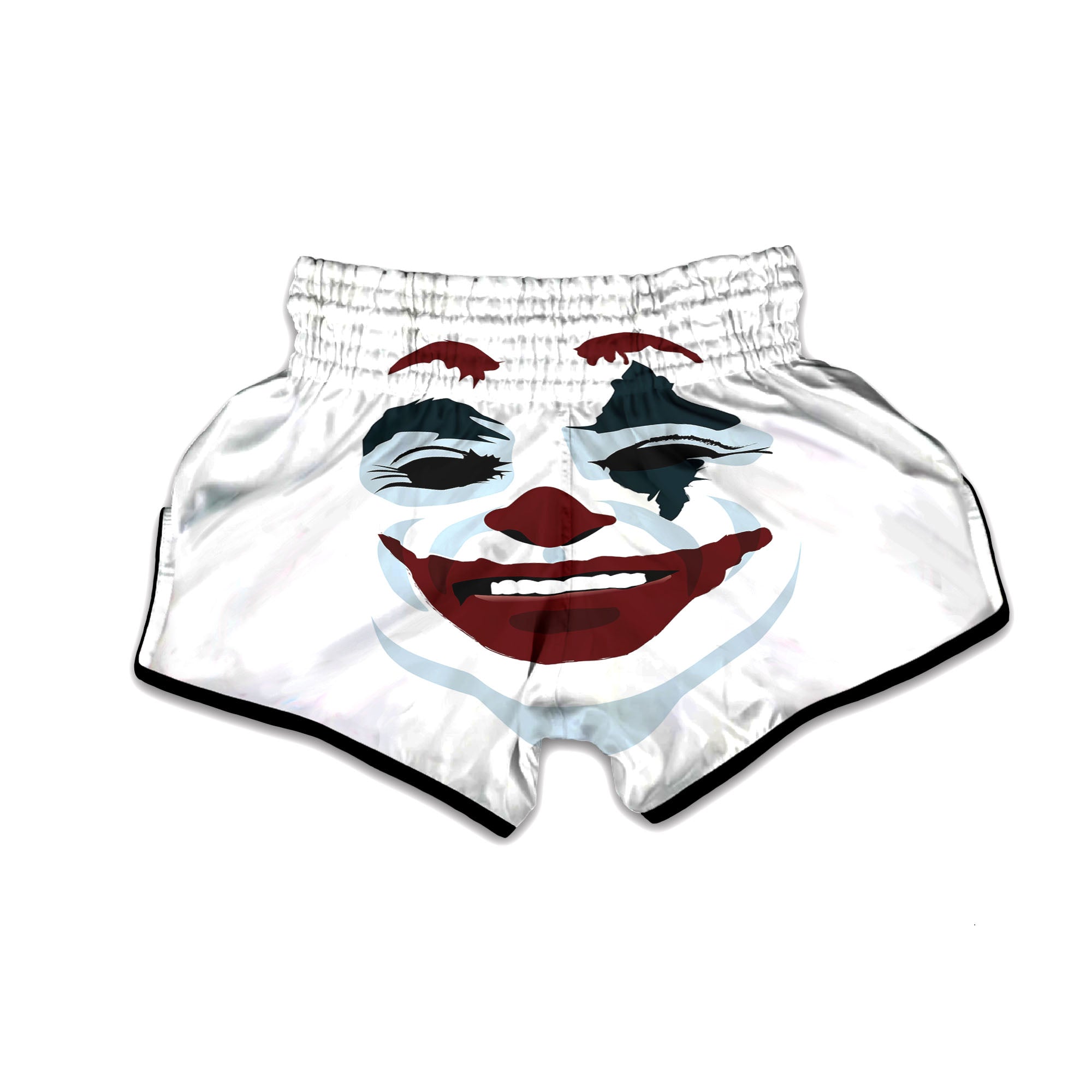 Joker Face Print Muay Thai Boxing Shorts-grizzshop