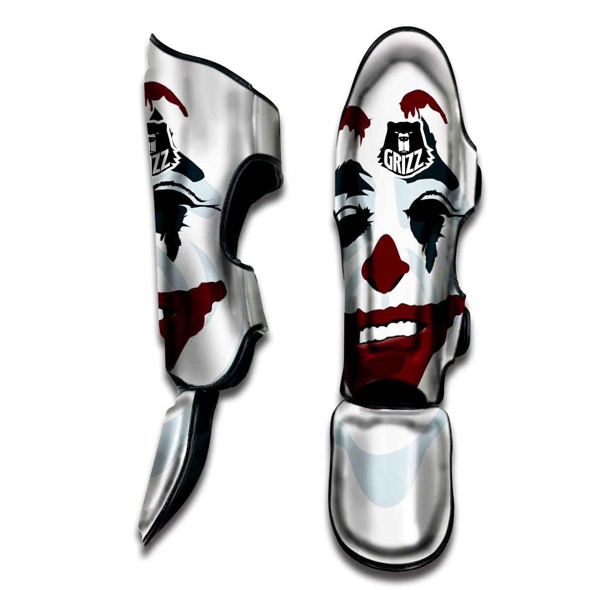 Joker Face Print Muay Thai Shin Guards-grizzshop