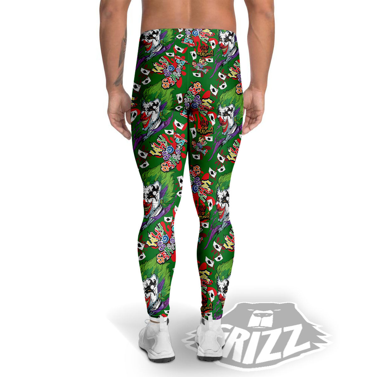 Joker Why So Serious Colorful Print Pattern Men's Leggings-grizzshop