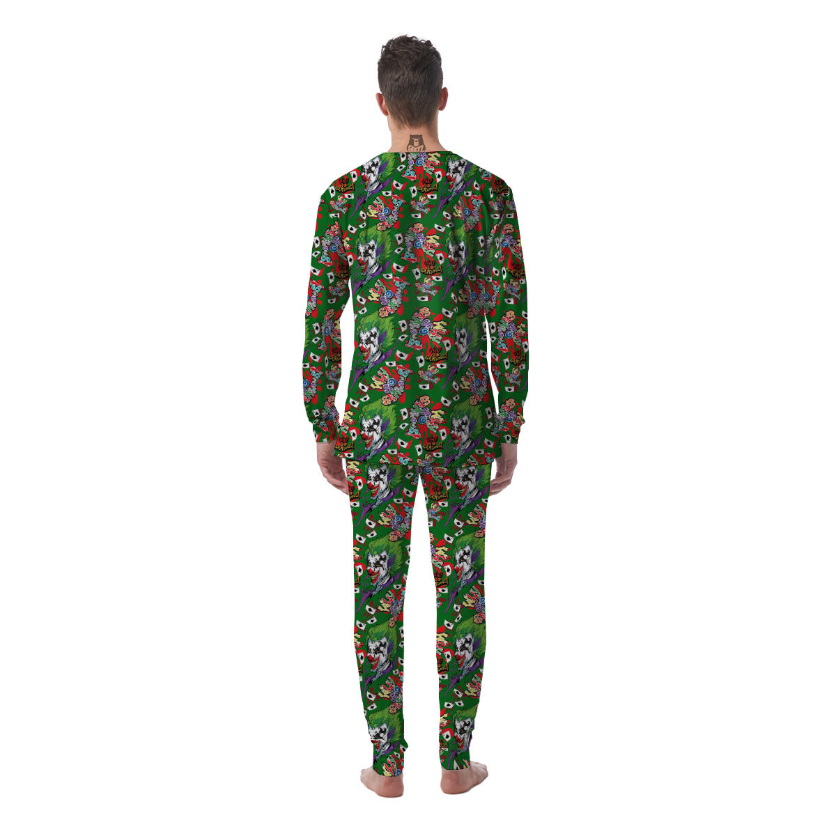 Joker Why So Serious Colorful Print Pattern Men's Pajamas-grizzshop