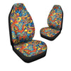 Jungle Hippie Psychedelic Trippy Car Seat Covers-grizzshop