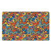 Jungle Hippie Psychedelic Trippy Door Mat-grizzshop