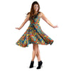 Jungle Hippie Psychedelic Trippy Dress-grizzshop