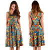 Jungle Hippie Psychedelic Trippy Dress-grizzshop