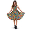 Jungle Hippie Psychedelic Trippy Dress-grizzshop