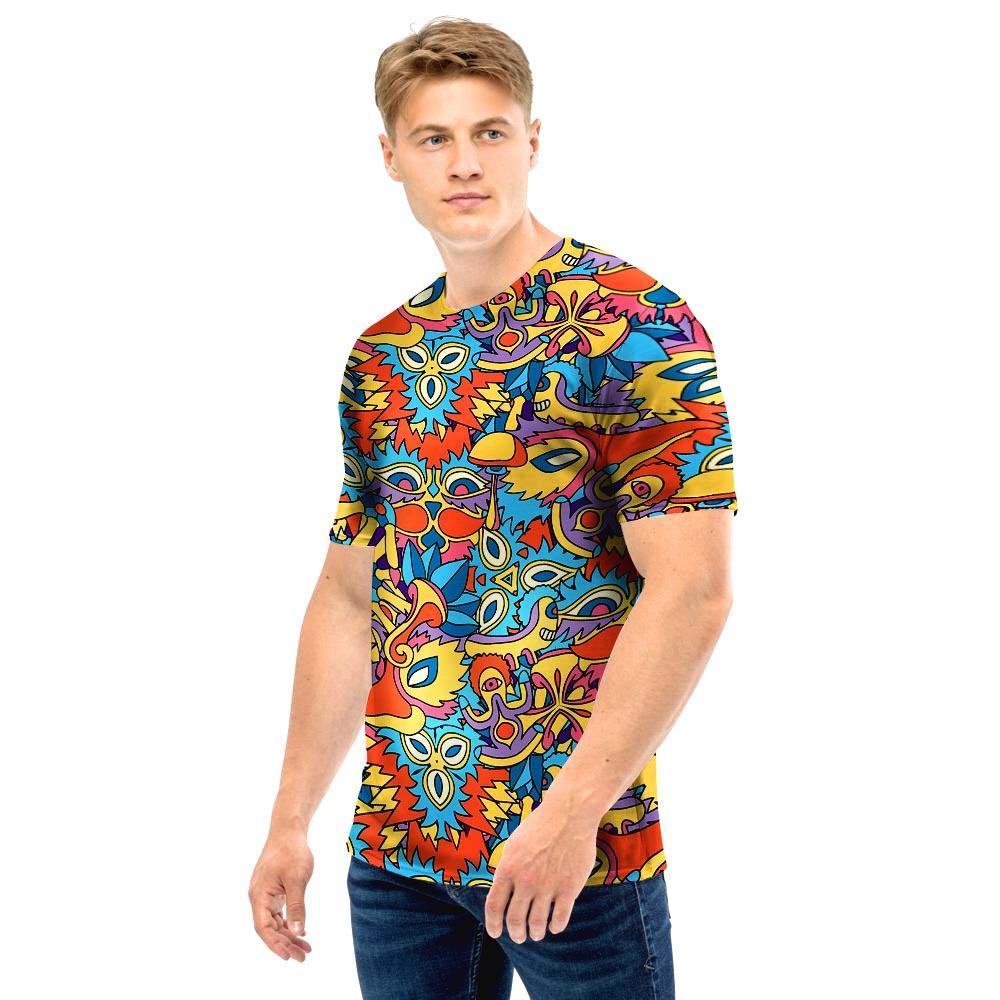 Jungle Hippie Psychedelic Trippy Men T Shirt-grizzshop