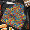 Jungle Hippie Psychedelic Trippy Men's Apron-grizzshop