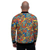 Jungle Hippie Psychedelic Trippy Men's Bomber Jacket-grizzshop