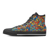 Jungle Hippie Psychedelic Trippy Men's High Top Shoes-grizzshop