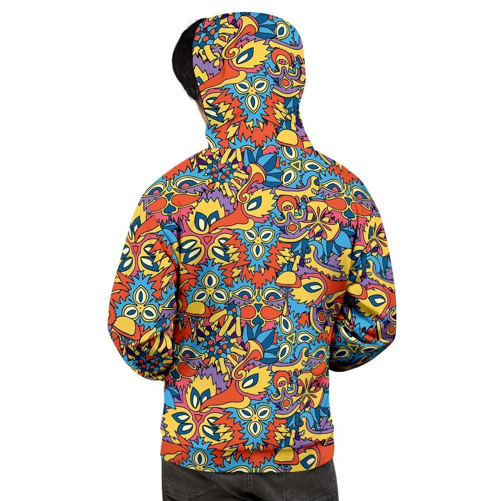 Jungle Hippie Psychedelic Trippy Men's Hoodie-grizzshop