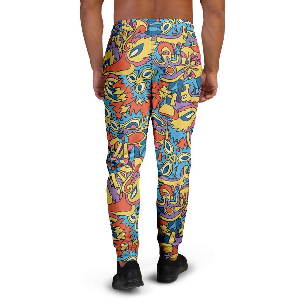 Jungle Hippie Psychedelic Trippy Men's Joggers-grizzshop