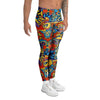 Jungle Hippie Psychedelic Trippy Men's Leggings-grizzshop