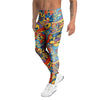 Jungle Hippie Psychedelic Trippy Men's Leggings-grizzshop