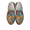 Jungle Hippie Psychedelic Trippy Men's Slip On Sneakers-grizzshop