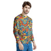 Jungle Hippie Psychedelic Trippy Men's Sweatshirt-grizzshop