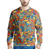 Jungle Hippie Psychedelic Trippy Men's Sweatshirt-grizzshop