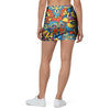 Jungle Hippie Psychedelic Trippy Mini Skirt-grizzshop