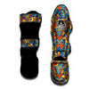 Jungle Hippie Psychedelic Trippy Muay Thai Shin Guard-grizzshop