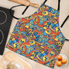 Jungle Hippie Psychedelic Trippy Women's Apron-grizzshop