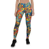 Jungle Hippie Psychedelic Trippy Women's Leggings-grizzshop