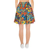 Jungle Hippie Psychedelic Trippy Women's Skirt-grizzshop