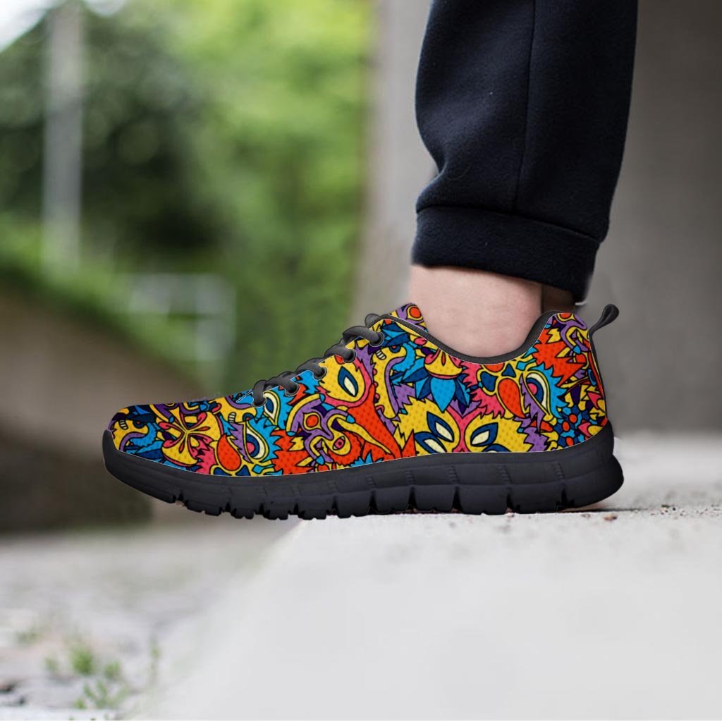 Jungle Hippie Psychedelic Trippy Women's Sneakers-grizzshop