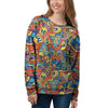 Jungle Hippie Psychedelic Trippy Women's Sweatshirt-grizzshop