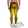 Kaleidoscope Golden Print Men's Leggings-grizzshop