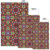 Kaleidoscope Pattern Print Floor Mat-grizzshop