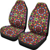 Kaleidoscope Pattern Print Universal Fit Car Seat Covers-grizzshop