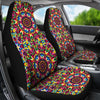 Kaleidoscope Pattern Print Universal Fit Car Seat Covers-grizzshop