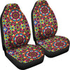 Kaleidoscope Pattern Print Universal Fit Car Seat Covers-grizzshop