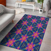 Kaleidoscope Psychedelic Print Pattern Floor Mat-grizzshop