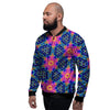 Kaleidoscope Psychedelic Print Pattern Men's Bomber Jacket-grizzshop