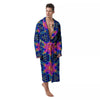 Kaleidoscope Psychedelic Print Pattern Men's Robe-grizzshop