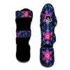 Kaleidoscope Psychedelic Print Pattern Muay Thai Shin Guards-grizzshop