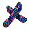 Kaleidoscope Psychedelic Print Pattern Muay Thai Shin Guards-grizzshop