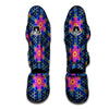 Kaleidoscope Psychedelic Print Pattern Muay Thai Shin Guards-grizzshop