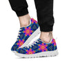 Kaleidoscope Psychedelic Print Pattern White Sneaker-grizzshop