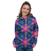 Kaleidoscope Psychedelic Print Pattern Women's Hoodie-grizzshop