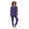 Kaleidoscope Psychedelic Print Pattern Women's Pajamas-grizzshop
