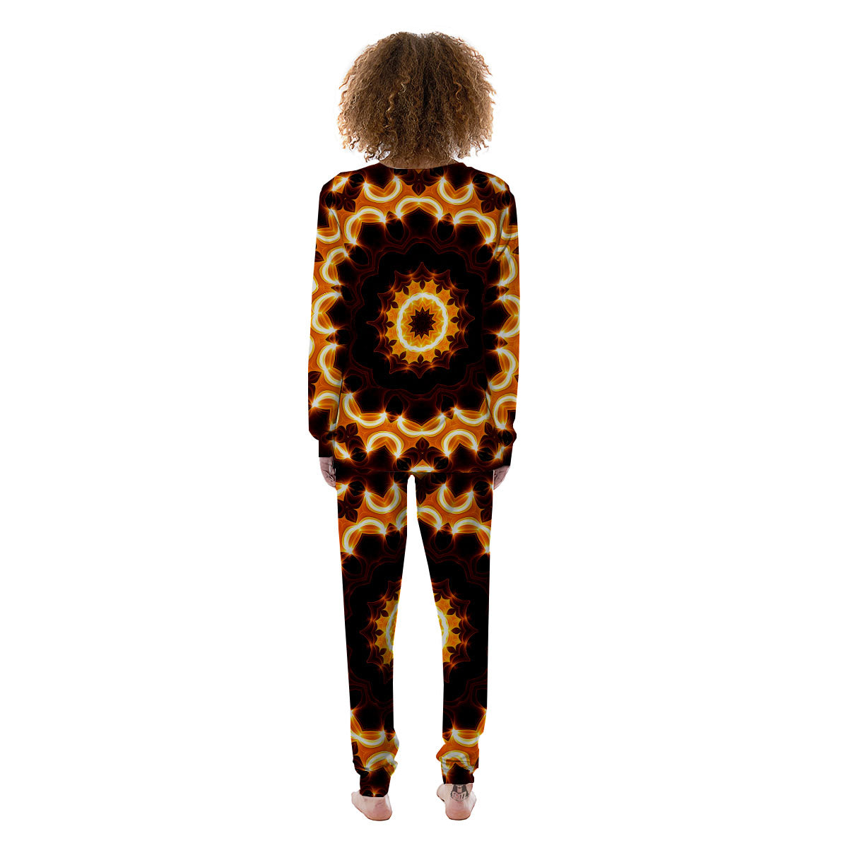 Kaleidoscope Shiny Print Women's Pajamas-grizzshop