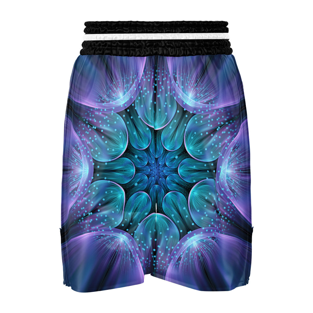 Kaleidoscope Sparkle Print Boxing Shorts-grizzshop