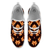 Kaleidoscope Spot Yellow Print White Athletic Shoes-grizzshop