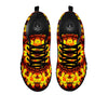 Kaleidoscope Sun Fire Print Black Sneaker-grizzshop