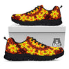 Kaleidoscope Sun Fire Print Black Sneaker-grizzshop