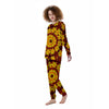 Kaleidoscope Sun Fire Print Women's Pajamas-grizzshop