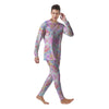 Kaleidoscope Tie Dye Pastel Print Pattern Men's Pajamas-grizzshop